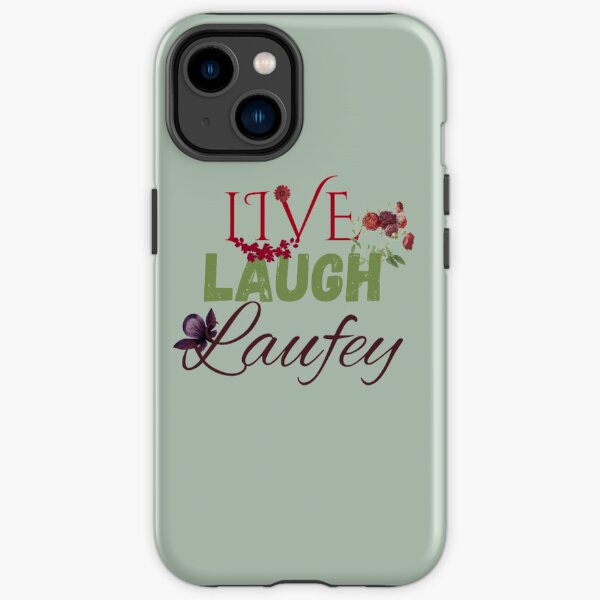 Live Laugh Laufey Red iPhone Tough Case RB0809 product Offical laufey Merch