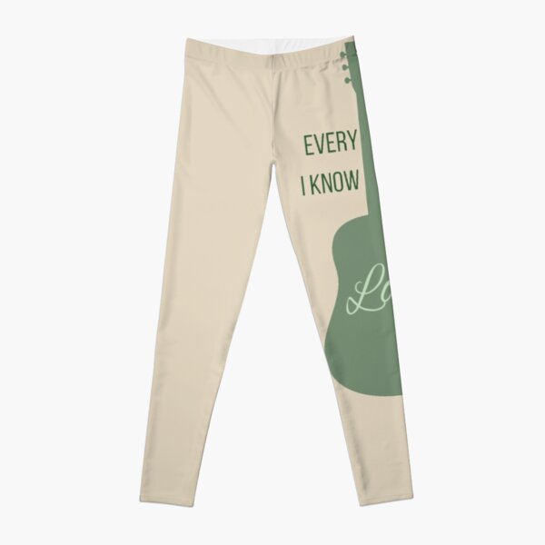 Laufey Everthing I know about Love Leggings RB0809 product Offical laufey Merch