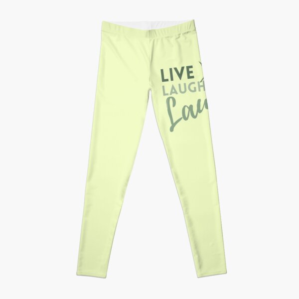 Live Laugh Laufey Green Leggings RB0809 product Offical laufey Merch