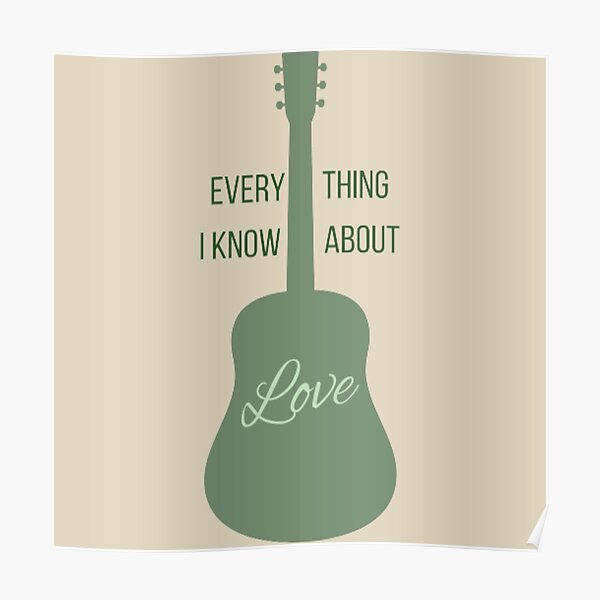 Laufey Everthing I know about Love Poster RB0809 product Offical laufey Merch