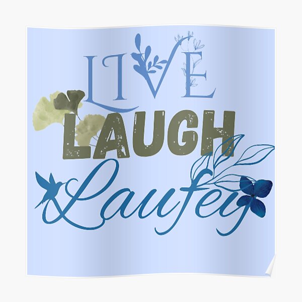 Live Laugh Laufey Blue  Poster RB0809 product Offical laufey Merch