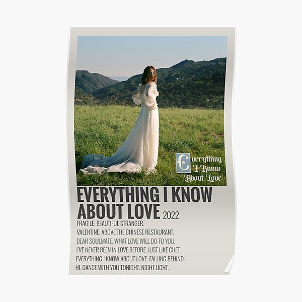 laufey everything i know about love album  Poster RB0809 product Offical laufey Merch