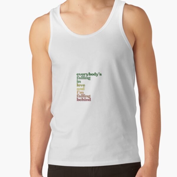 falling behind lyrics by laufey Tank Top RB0809 product Offical laufey Merch