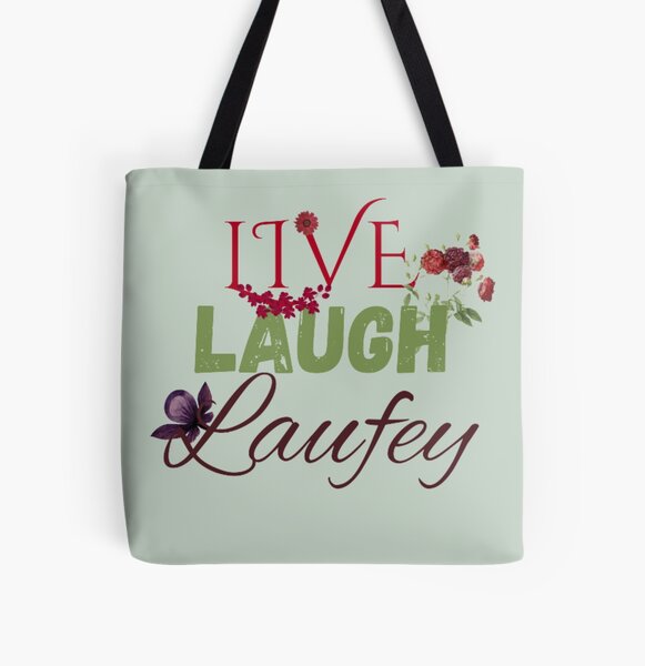 Live Laugh Laufey Red All Over Print Tote Bag RB0809 product Offical laufey Merch