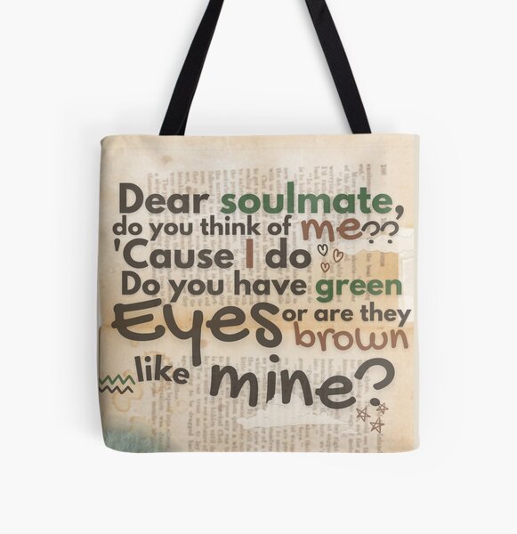 dear soulmate lyrics - laufey All Over Print Tote Bag RB0809 product Offical laufey Merch