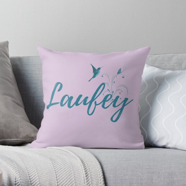Laufey Blue Aesthetic Throw Pillow RB0809 product Offical laufey Merch