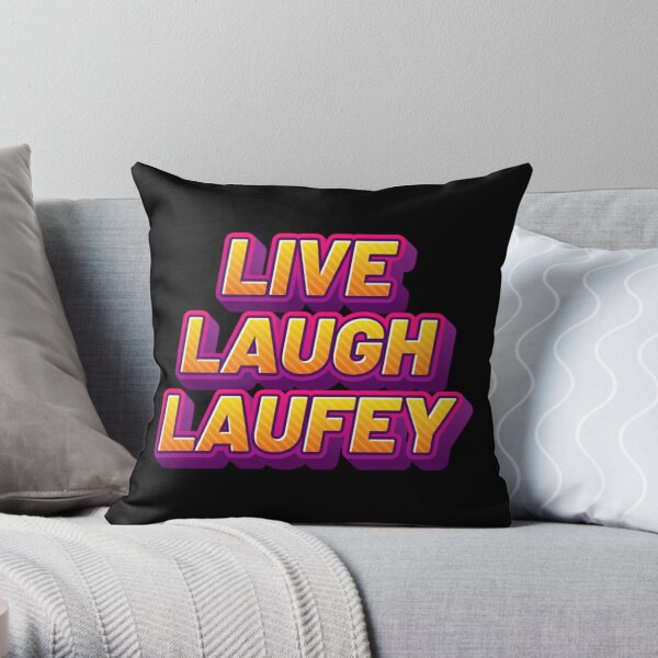 Live Laugh Laufey Throw Pillow RB0809 product Offical laufey Merch