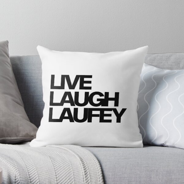 Laufey Merch Live Laugh Laufey Throw Pillow RB0809 product Offical laufey Merch