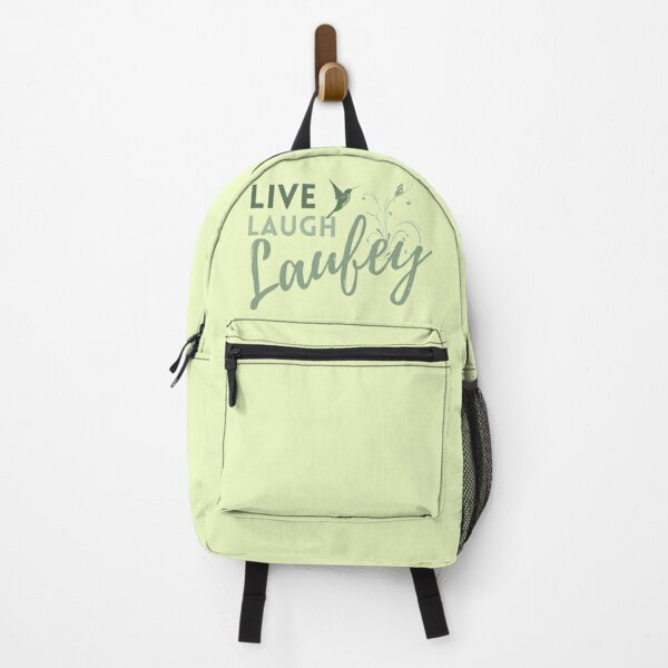 Live Laugh Laufey Green Backpack RB0809 product Offical laufey Merch