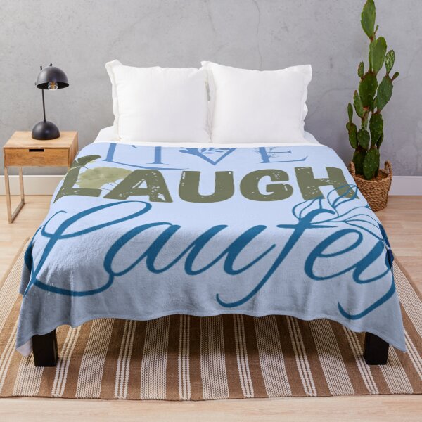 Live Laugh Laufey Blue  Throw Blanket RB0809 product Offical laufey Merch
