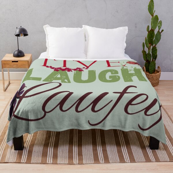 Live Laugh Laufey Red Throw Blanket RB0809 product Offical laufey Merch