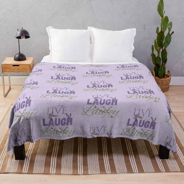 Live Laugh Laufey Lavander Throw Blanket RB0809 product Offical laufey Merch
