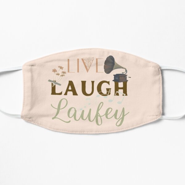 Live Laugh Laufey Old Fashioned Flat Mask RB0809 product Offical laufey Merch