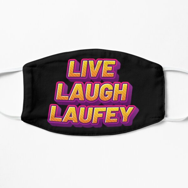 Live Laugh Laufey Flat Mask RB0809 product Offical laufey Merch