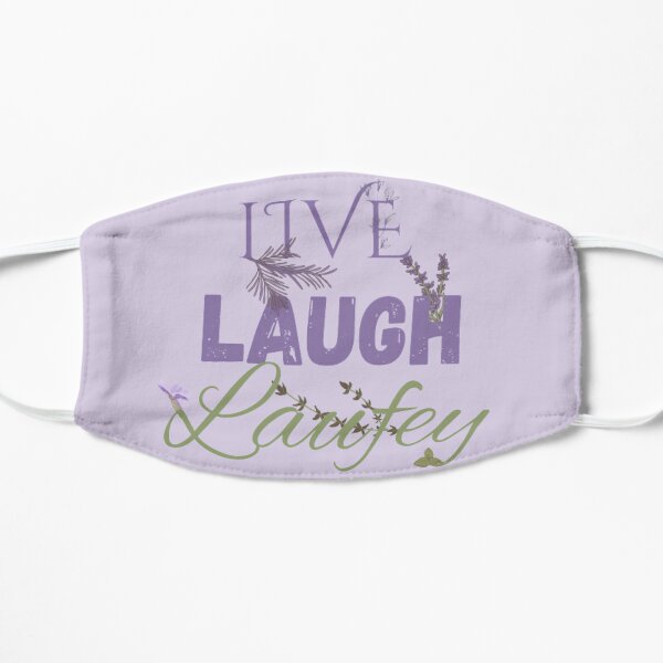 Live Laugh Laufey Lavander Flat Mask RB0809 product Offical laufey Merch
